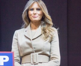 Первая леди США Мелания Трамп в туфлях Manolo Blahnik снялась с Карлом III